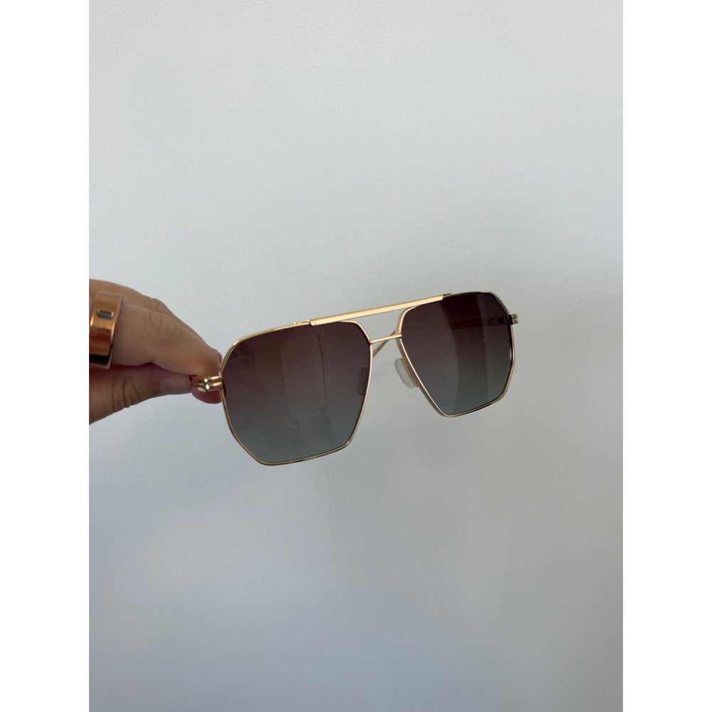 SODQW Oversized Polarized Aviator Sunglasses – Gold – UV400 – NWT - Picture 2 of 6